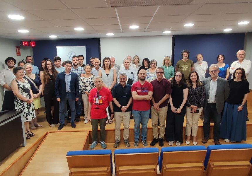 Participants en la jornada de commemoració dels deu anys d'ArchaeChemis.