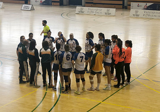Equip d'handbol de la Universitat