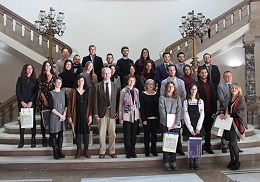 ETSE-UV graduates receive the recognition of the Universitat after they have been awarded the National Graduate Prizes