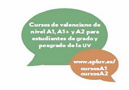 Cursos d'anglès i valencià per a estudiants de grau i postgrau de la Universitat de València curs 2019-2020