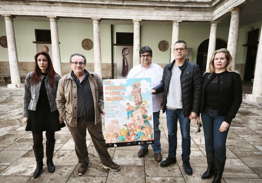 Presentación XIV Jornades Còmic de València.