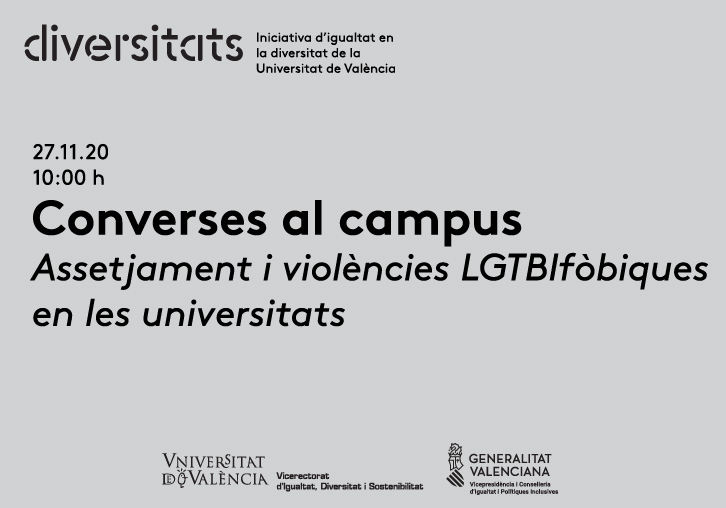 “Conversa al Campus” sobre violencia y acoso LGTBIfóbico en las universidades