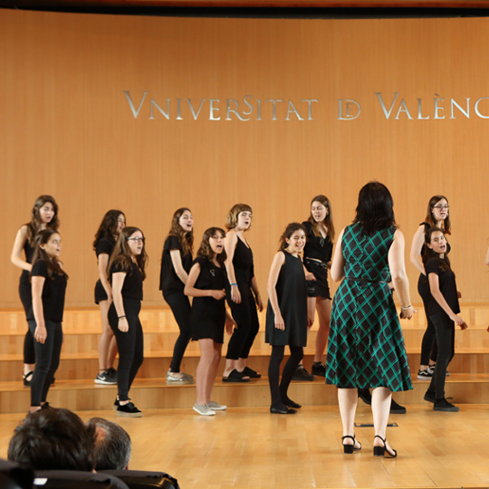 Audición Fin de Curso. Escola Coral La Nau de la Universitat de València. 08/06/2019. Campus de Burjassot. 12.00h