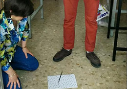 Medida del tamaño del núcleo (macroscópico) con lápiz y papel