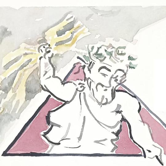 Dibujo de Zeus