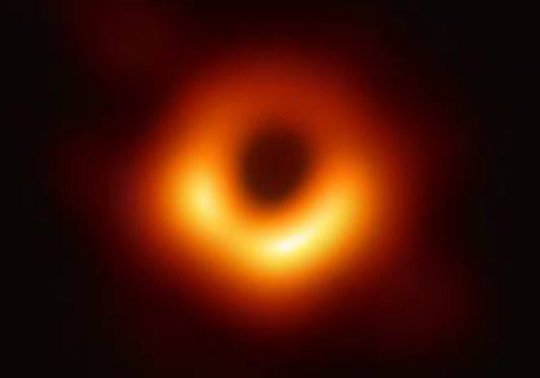 Image of the black hole.