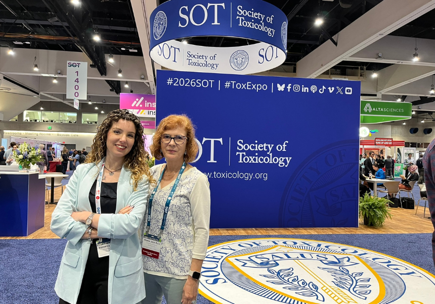 From left to right: Dr. Veronica Zingales and Dr. María José Ruiz