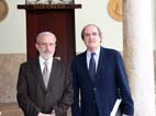 De izquierda a derecha, Esteban Morcillo y Ángel Gabilondo.