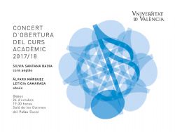 Concierto de apertura de curso en Gandia