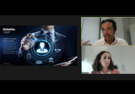 Screenshot online session.