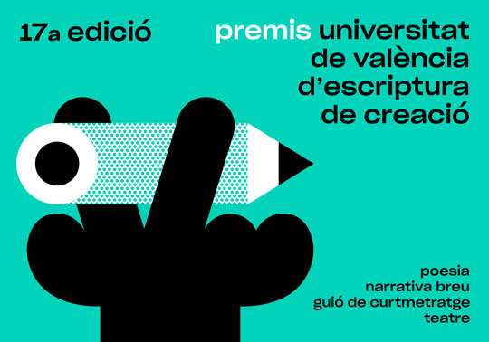 Cartel 17a edición Premis UV escriptura de creació