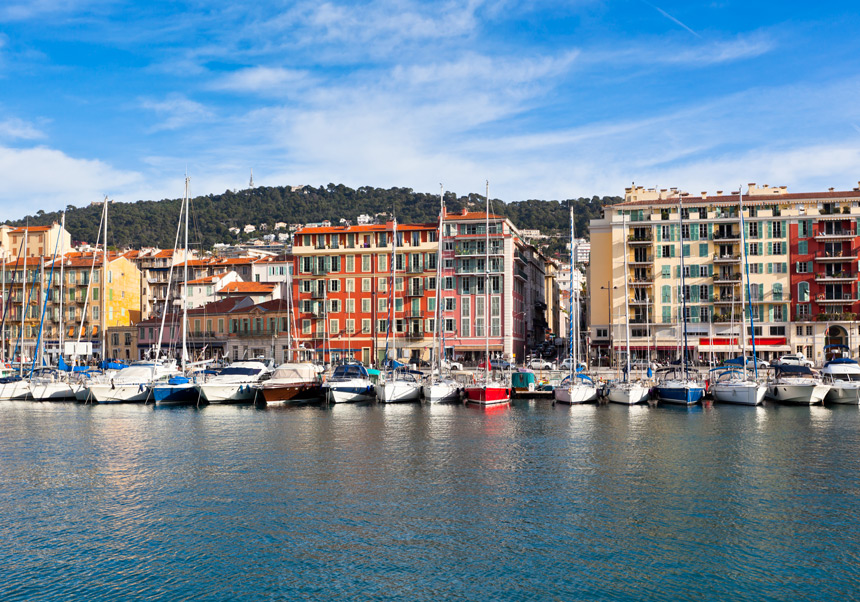 Imatge del port de Niza