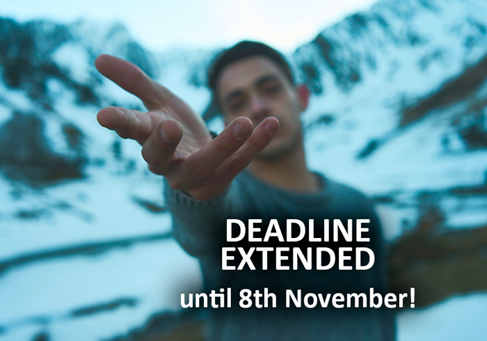 Deadline Extended until 8th November
