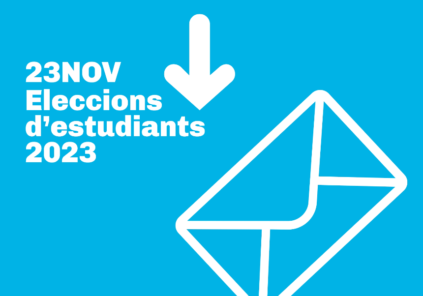 23 de novembre Eleccions d'estudiants 2023. Sobre electoral.
