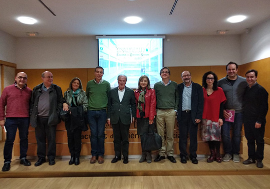 Participants en l'acte del dia 21 a Sociologia.