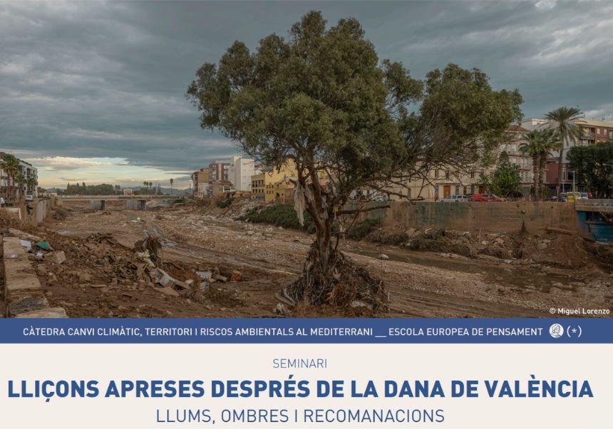 Detall del cartell del seminari.