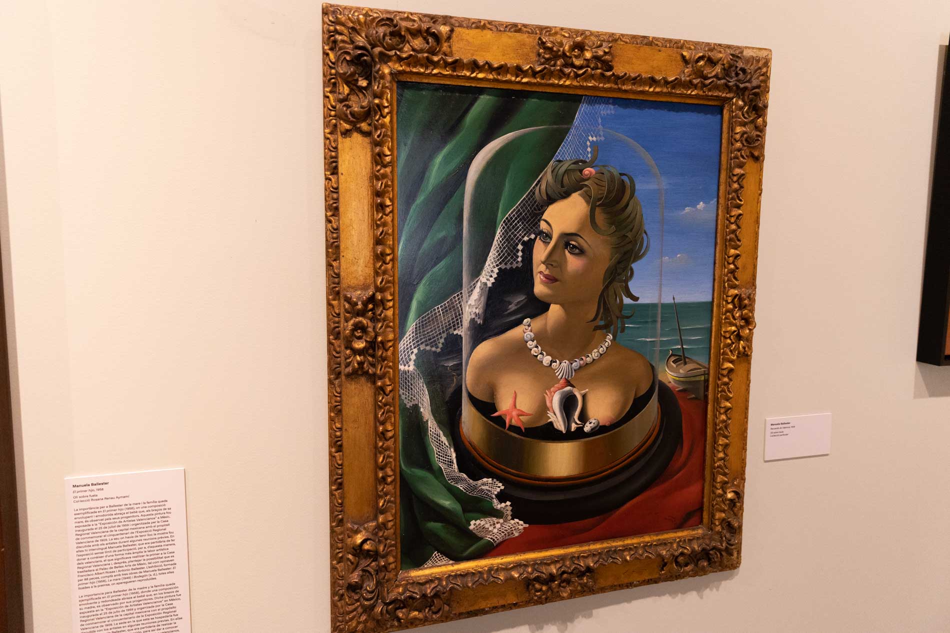 Presentación cuadro 'Recuerdo de València' de Manuela Ballester