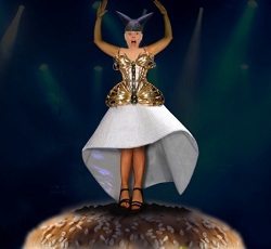 La cantant calba al McDonald