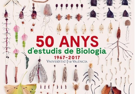 Fragmento cartel anunciados 50 any de estudios de biologia