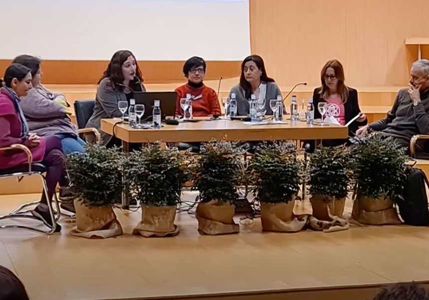 Un momento de la Jornada Jornada Ciencia, género e innovación en la Universitat de València’