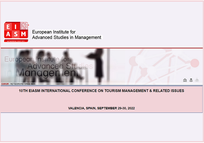 10th EIASM International Conference on Tourism Management & Related Issues