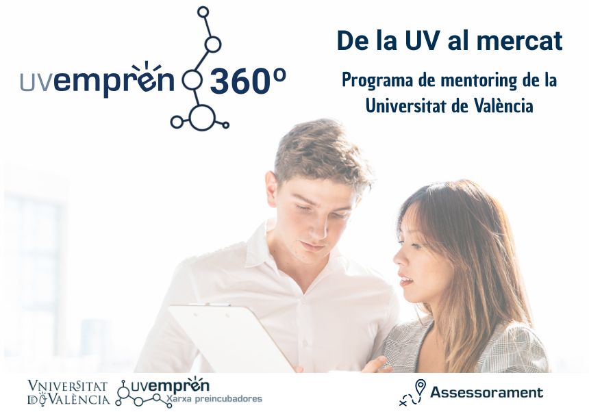 Imatge programa 360º amb dos estudiants