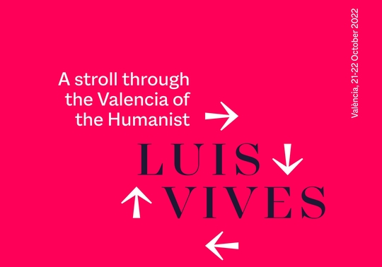 Cartel Paseo por la Valencia de Luis Vives