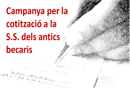 3r FULL DE RUTA. Campanya per la cotització a la S.S. de l'antic personal becari