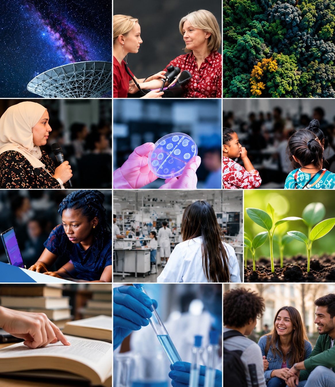 Mosaico de actividades