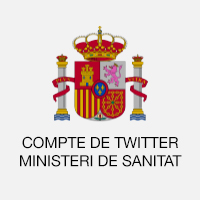 Twitter del Ministeri de Sanitat