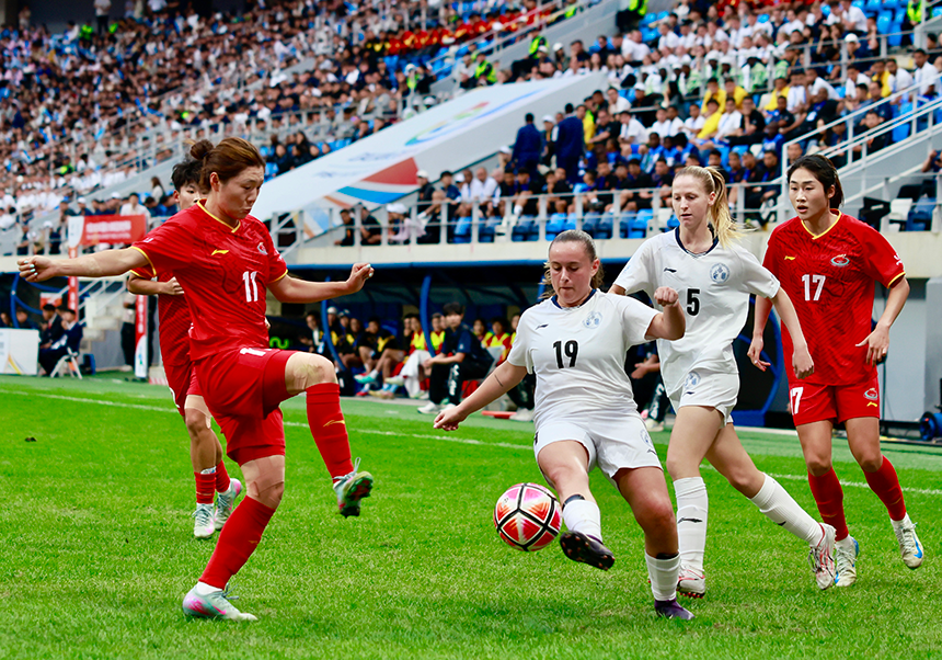 Foto de l'encontre amb l'equip xinés
