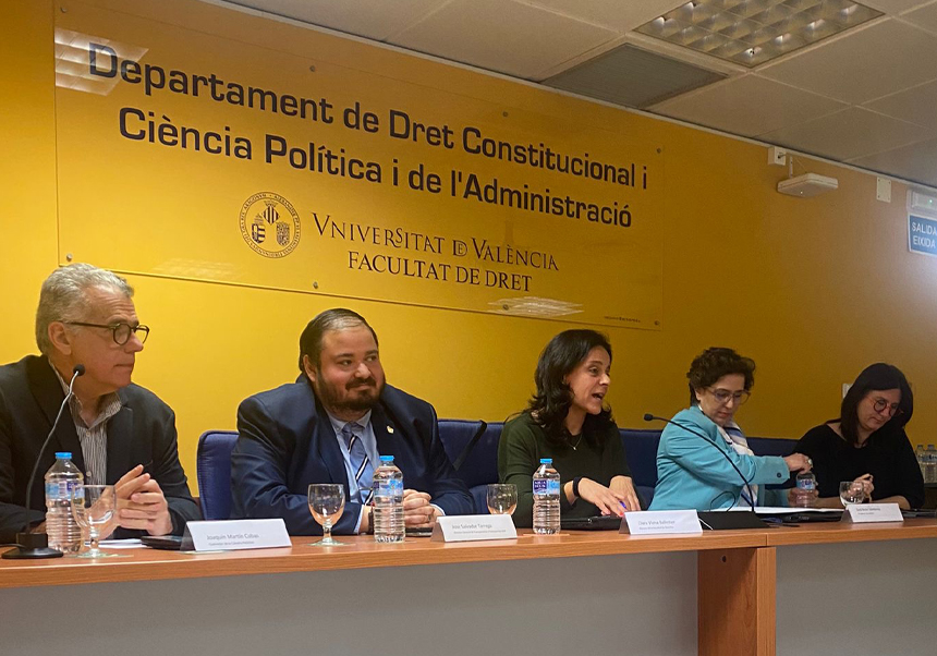 De izquierda a derecha: Joaquín Martín, José Salvador Tárrega, Clara Viana, Susi Boix y Aída Vizcaíno.