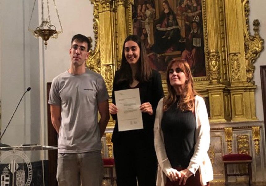 UNA ESTUDIANTE DEL MÁSTER EN BIODIVERSIDAD RECIBE UN PREMIO AL MEJOR TRABAJO DE FIN DE MÁSTER SOBRE EL PATRIMONIO CULTURAL, NATURAL, CIENTÍFICO Y TECNOLÓGICO DE LA UNIVERSITAT DE VALENCIA EN SU IV EDICIÓN