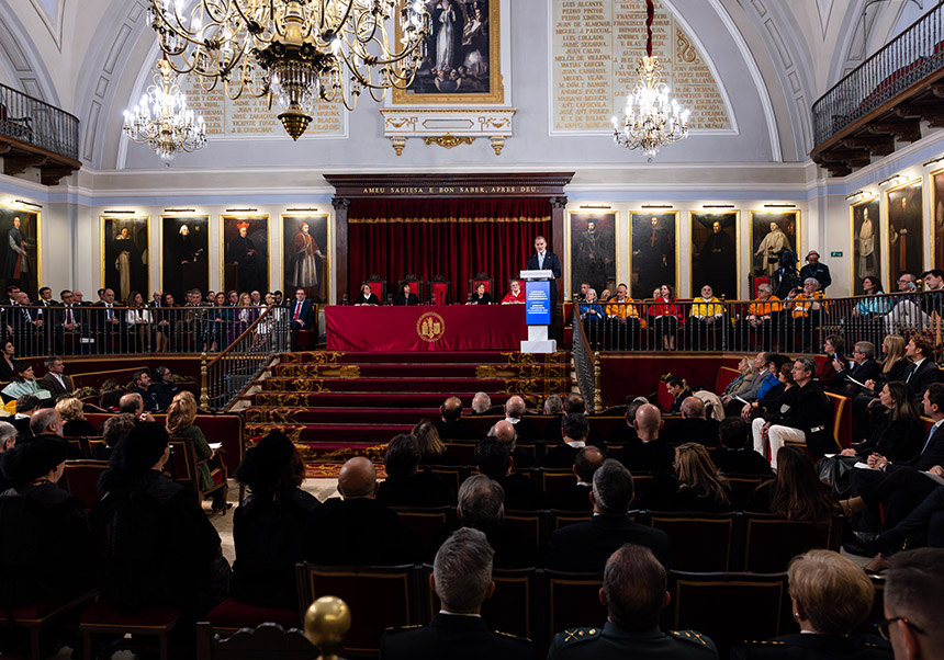 El Rei d'Espanya durant la seua intervenció - imatge 0