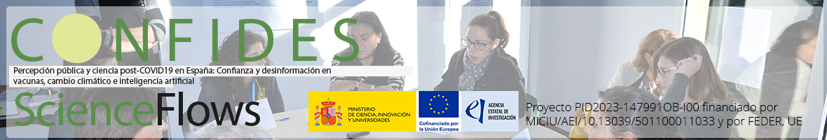 Ciutadans durant la consulta ciutadana de 2019 amb els logos de les entitats patrocinadores i amb el logo de CONFIDES