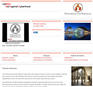 Web del projecte redNAC, www.redNAC.es