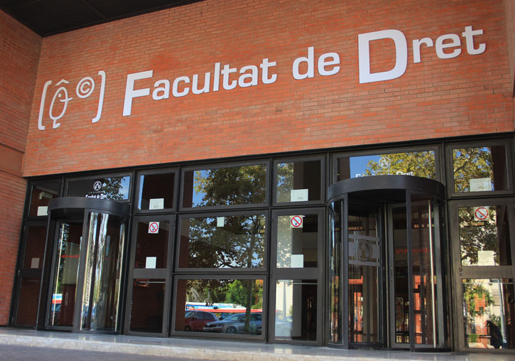 Facultad de Derecho de la Universitat de València.