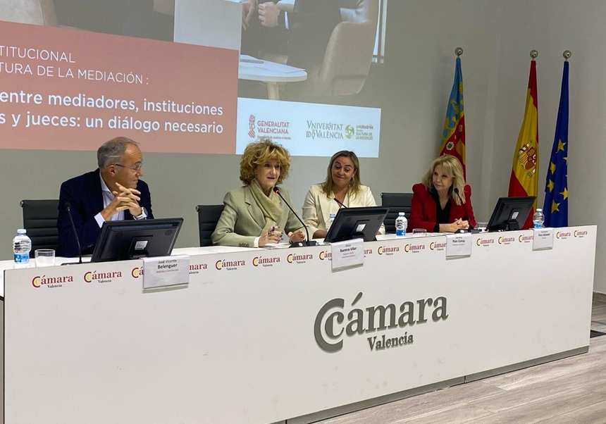 From left to right: José Vicente Belenguer, Silvia Barona, Gemma Pons and Fuensanta Pons