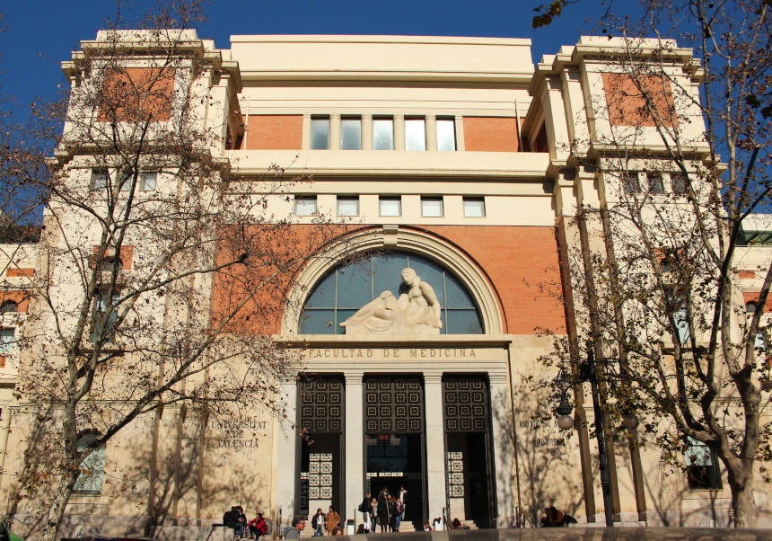 Facultad de Medicina y Odontología de la Universitat de València.