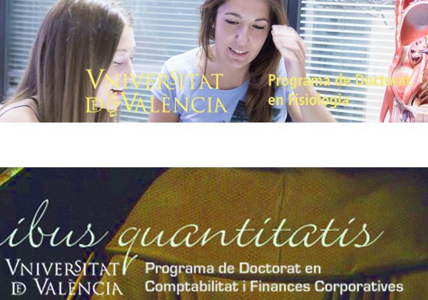 Programas de doctorado que han participado