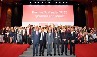 Moment del lliurament dels premis.