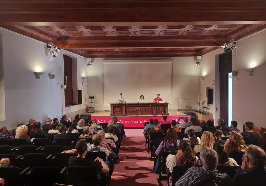 Jornada Dia Europeu de la Solidaritat Intergeneracional celebrada el 2023 a La Nau.