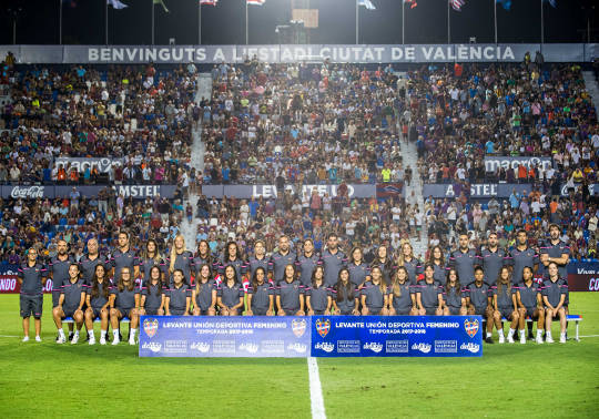 Plantilla del Levante UD Femenino.