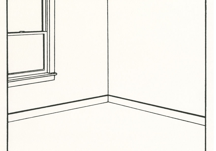 Detall d'una vinyeta, racó d'una habitació