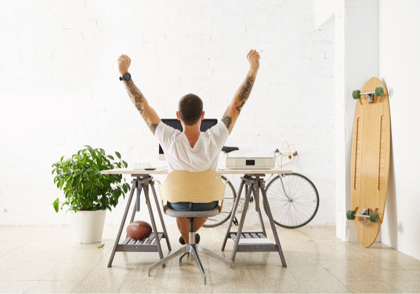 event image:Entrepreneur in his office