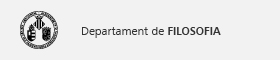 Se abrirá una nueva ventana. Enllace al departamento de filosofia