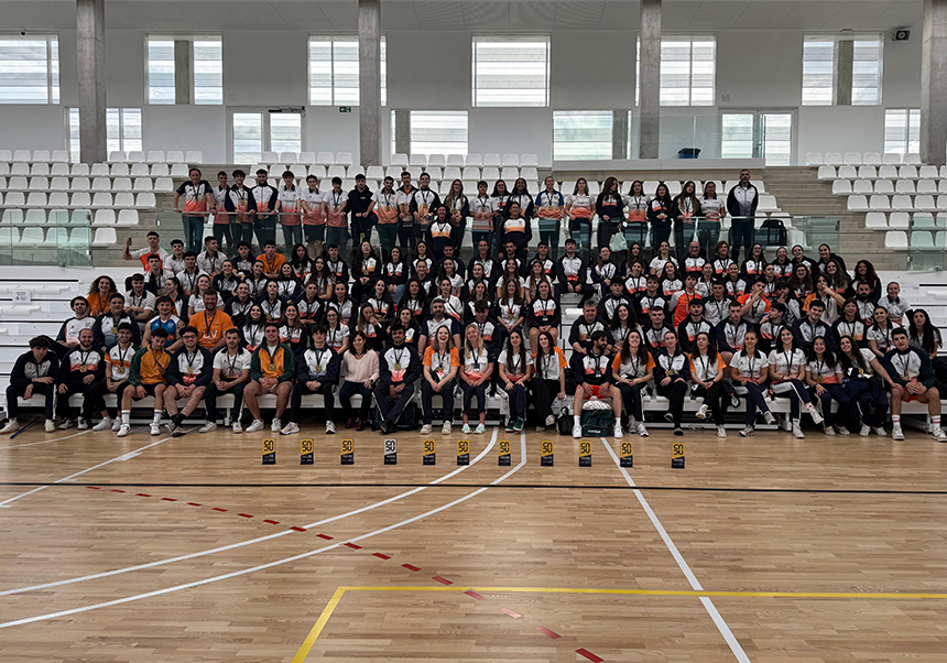 Foto de grup dels esportistes participants