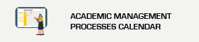 This opens a new window Calendar academic management processes