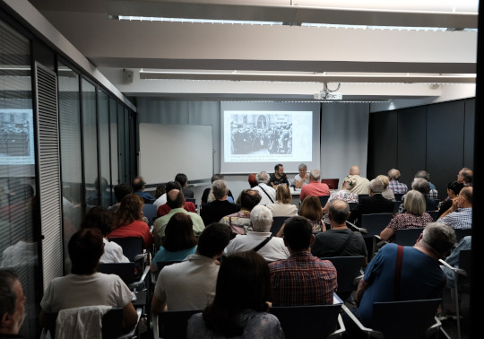 Un acto de Fòrum de Debats en las Aulas Seminario.