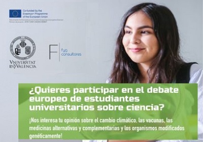 Cartell del debat europeu d'estudiants sobre ciència